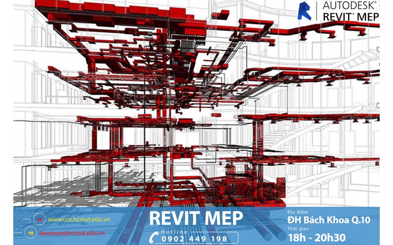 KHÓA HỌC REVIT MEP (THIẾT KẾ HỆ THỐNG ĐIỆN - NƯỚC)